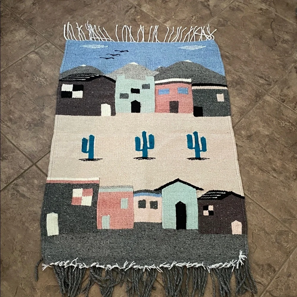 Southwestern Style Woven Tapestry Rug